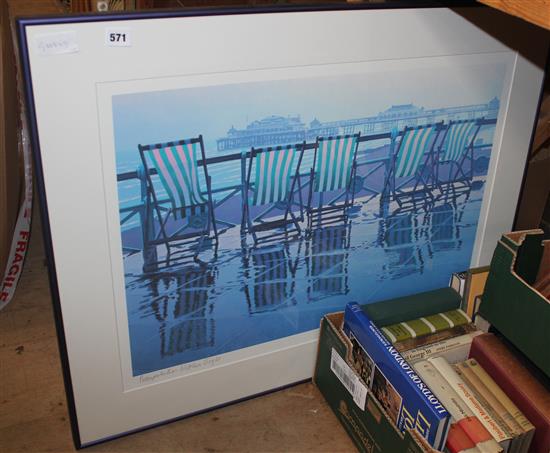 Philip Dunn signed print of Brighton Pier